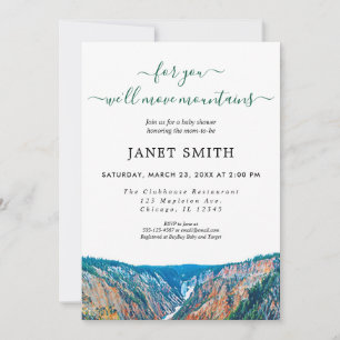 Invitación Baby Shower neutro en género ruso