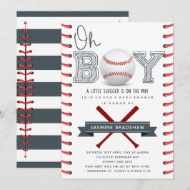 Invitación Baby Shower Oh Boy