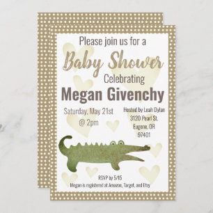 Invitación Baby Shower para ligador neutro de Sepi