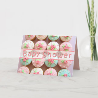 Invitación Baby Shower - Pasteles con diseños Pastel