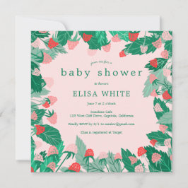 Invitación Baby Shower PERSONALIZADO de color de parche de fr