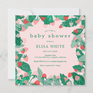 Invitación Baby Shower PERSONALIZADO de color de parche de fr