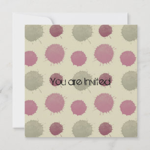 Invitación Baby Shower Pin and Green Splash