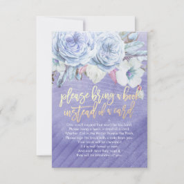 Invitación Baby Shower Please Bring a Book Instead of a Card
