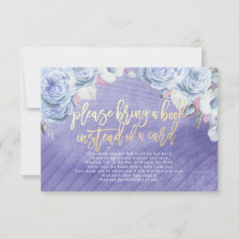 Invitación Baby Shower Please Bring a Book Instead of a Card