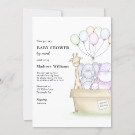 Invitación Baby Shower por correo