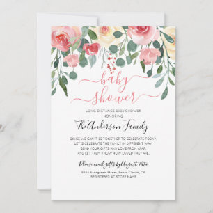 Invitación Baby Shower Por Correo A Distancia