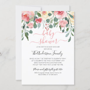Invitación Baby Shower Por Correo Larga Distancia
