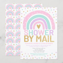 Baby Shower por correo Rainbow