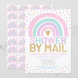 Invitación Baby Shower por correo Rainbow