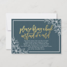 Invitación Baby Shower Por Favor Traiga un Libro En Lugar De 