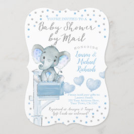 Invitación Baby Shower por Mail Elephant
