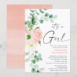 Invitación Baby Shower por Mail primavera vegetación floral r