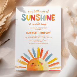 Invitación Baby Shower Rayito de Sol