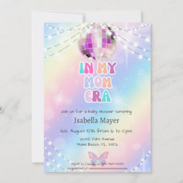Invitación Baby Shower Retro En La Era De Su Mamá