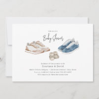 Baby Shower Retro Vintage Sneaker Shoes