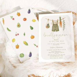 Invitación Baby Shower ruso de crecimiento local