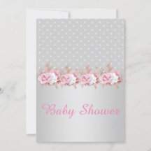 INVITACIÓN BABY SHOWER SILVER SPOT