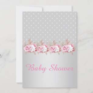 INVITACIÓN BABY SHOWER SILVER SPOT