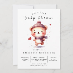 Invitación Baby Shower simple para el usuario en línea