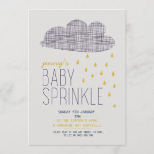 Invitación Baby Shower SPRINKLE INVITATION