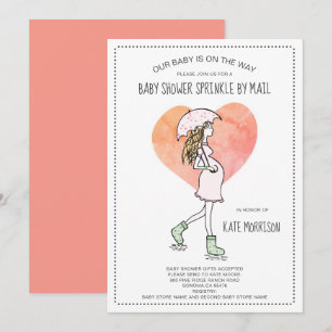 Invitación Baby Shower Sprinkle Por Correo