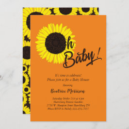 Invitación Baby Shower Summer