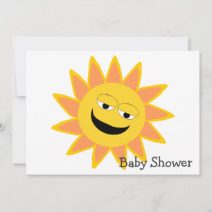 Invitación Baby Shower Sunshine Design