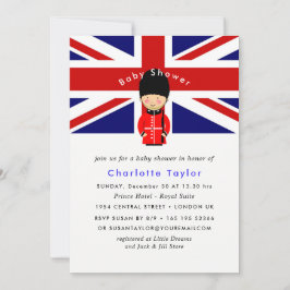 Invitación Baby Shower tema de Jack Union de Londres