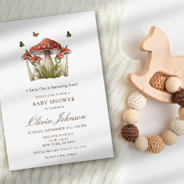 Invitación Baby Shower Tema del marrón marrón marrón minimali