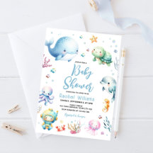 Baby Shower Tierno Bajo el Mar