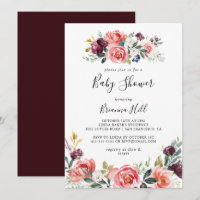 Baby Shower tropical de verano con flores