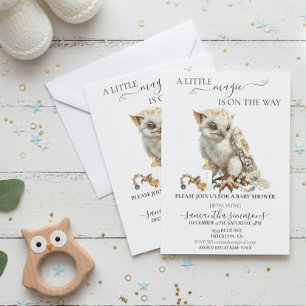 Invitación Baby Shower Un Poco de Magia de Grifo