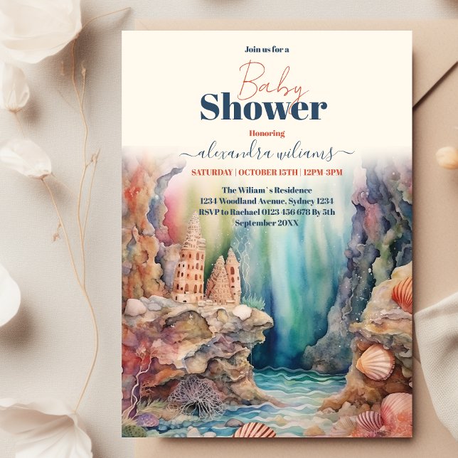 Invitación Baby Shower Under the Sea (Subido por el creador)