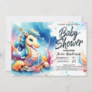 Invitación Baby Shower Undersea Garden