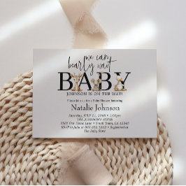 Invitación Baby Shower Vintage Plush Nursery Animales