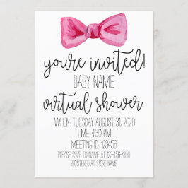Invitación Baby Shower virtual