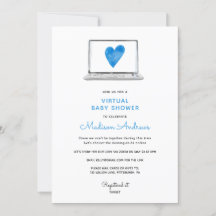 Baby Shower virtual de Blue Heart