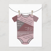 Baby Shower virtual en línea por correo Plum Bodys
