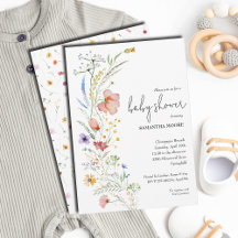 Baby Shower Wildflower