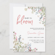 Baby Shower Wildflowers