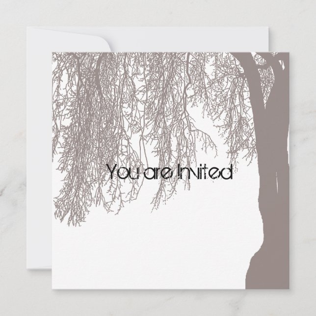 Invitación Baby Shower Willow lloroso (Anverso)