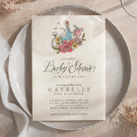 Invitación Baby Shower Wonderland Vintage Alice En El País De<br><div class="desc">Invite a sus huéspedes a su ducha de bebé en el maravilloso país con nuestra hermosa ducha de bebé en la hermosa y vintage invitación a la ducha de bebé con temática de Alice in Wonderland. Perfecto para una ducha de bebé con temática de Alicia en el País de las...</div>