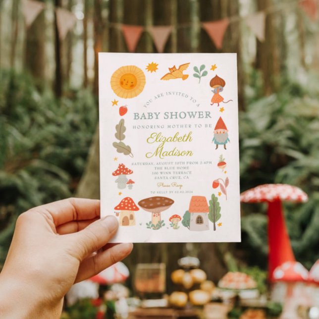 Invitación Baby Shower Woodland Forest (Subido por el creador)