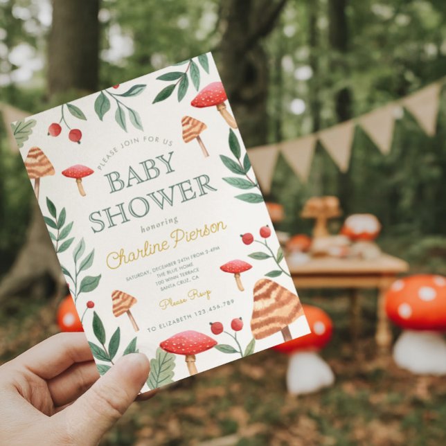 Invitación Baby Shower Woodland Forest (Subido por el creador)