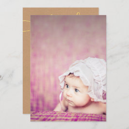 Invitación Baby Sip & See Thank You Birth Announcement