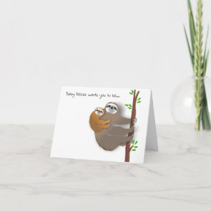 Invitación Baby Sloy Godfather Propuesta