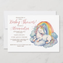 Baby Unicorn Chica Baby Shower