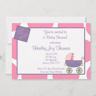 Invitación babysh Estás invitado a un Baby Shower!, bien...