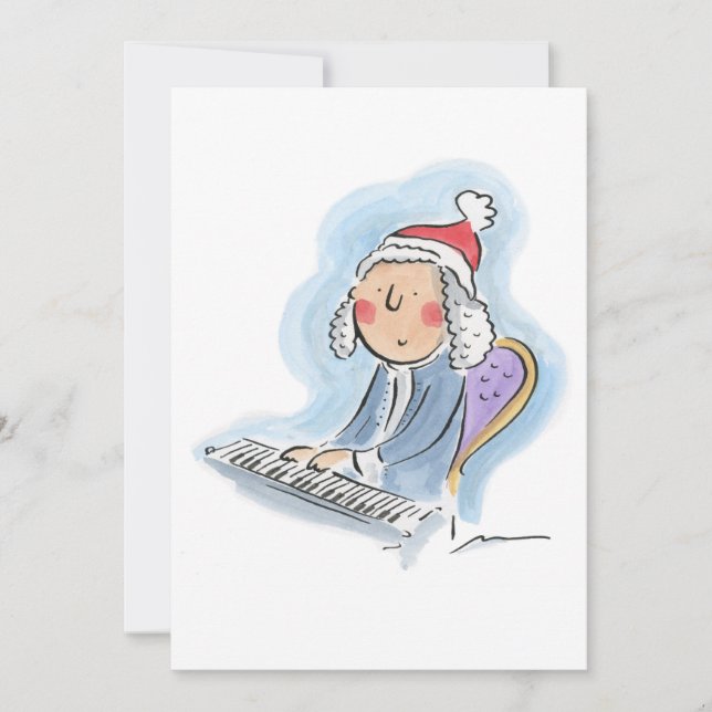 Invitación Bach para Navidades (Anverso)